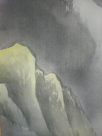 山水画，中西结合画法，