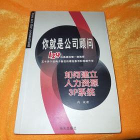 你就是公司顾问.如何建立人力资源3P系统