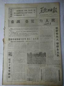 生日报报纸黑龙江日报1969年11月10日(4开四版）
泰共领导的人民解放军取得新战果；
庆祝柬埔寨王国独立十六周年；
抓好带头人 带好全大队；
伟大的毛泽东思想得到更广泛的传播；