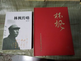 林枫传略+林枫（纪念林枫同志诞辰一百周年，大画册）共两本合售，全部十品全新