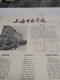 上海中医学院，招生专业介绍