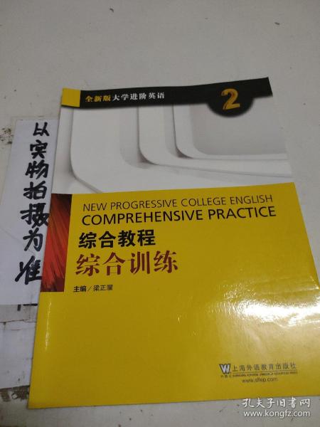 综合教程：综合训练2（附网络下载）/全新版大学进阶英语