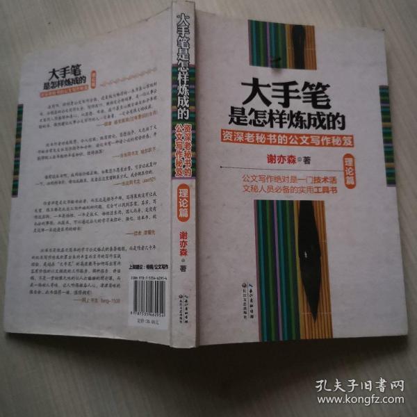 大手笔是怎样炼成的：资深老秘书的公文写作秘笈（理论篇）