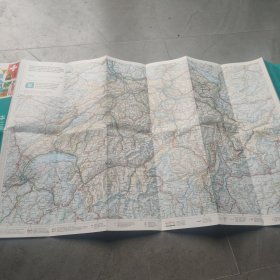 瑞士地图 外文原版