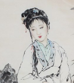 白伯骅仕女画