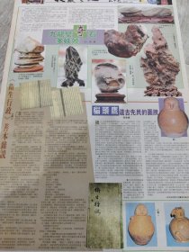九龙壁奇石多妖娆 收藏天地报道 04年报纸一张