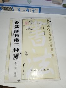 书法字海解析丛帖：赵孟頫行楷二种解析字帖