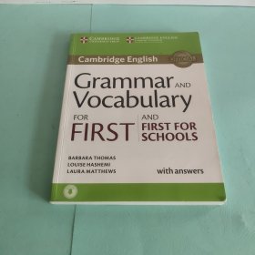 Grammar and Vocabulary for First and First for Schools Book with Answers and Audio