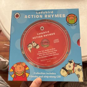 Ladybird ACTION PHYMES 带CD 4本合售 全新