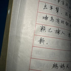 新编宋词三百首多体钢笔字帖