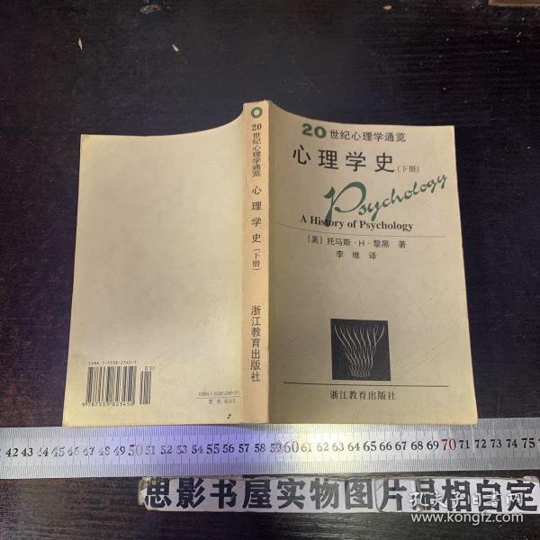 心理学史：20世纪心理通览【下册】