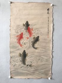 吴青霞，腾飞图，110*60cm托片