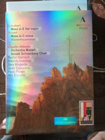 阿巴多 舒伯特降E大调弥撒曲 莫扎特c小调弥撒曲（1DVD）