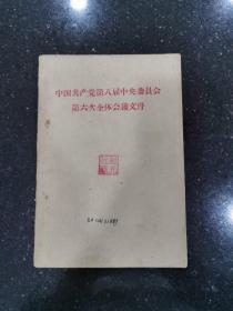 中国共产党第八届中央委员会第六次全体会议文件