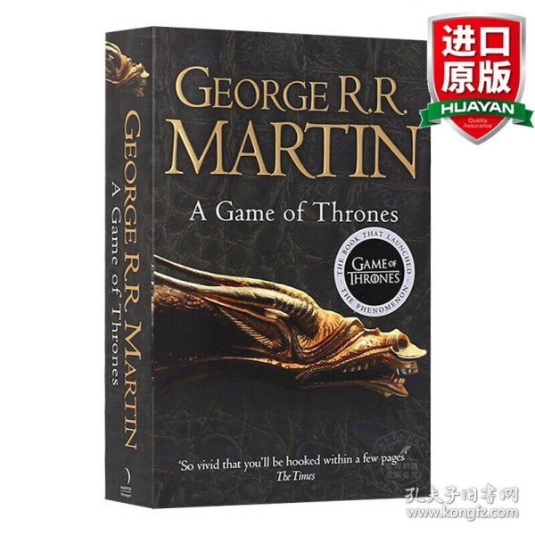 A Game of Thrones：Book 1 of a Song of Ice and Fire