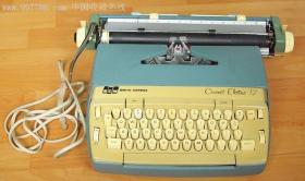 英国SCM公司第二代电动英文打字机(六十年代打字机，成色完好，机器可用，自提，有意可商谈)