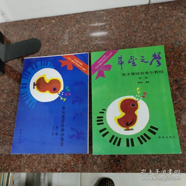 希望之声电子琴综合音乐教程第二册、第三册两本合售