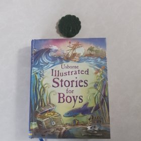 Usborne Illustrated Stories for Boys尤斯伯恩男孩故事书，精装带插图，内含《金银岛》等金典故事