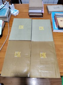 采矿设计手册：矿产地质卷上下+矿床开采卷上下，4册合售品相如图所示