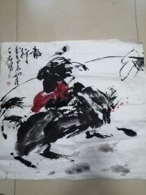 手繪國畫龍行
