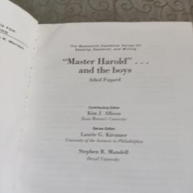 Master Harold And The Boys    by   Athol Fugard