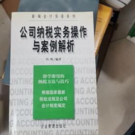 公司纳税实务操作与案例解析