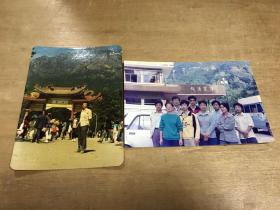 桃源宾馆黄山彩色照片2张(八十年代）
