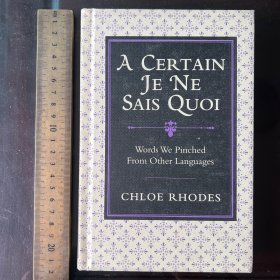 A CERTAIN JE NE SAIS QUOI vocabulary words 英文原版精装