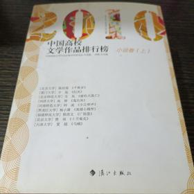 2010中国高校文学作品排行榜 小说卷上