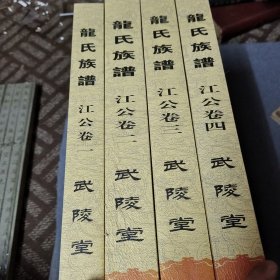 龙氏族谱 全四卷