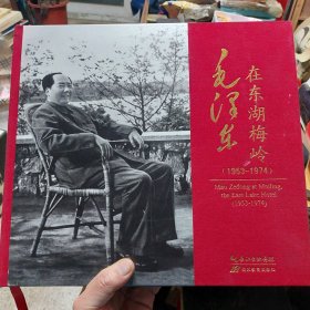 硬精装本旧书《毛泽东在东湖梅岭（1953-1974）》(无外面的盒子)一册