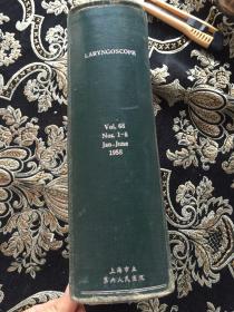LARYNGOSCOPE 1958年 合订本