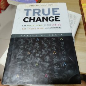 TrueChange:HowOutsidersontheInsideGetThingsDoneinOrganizations