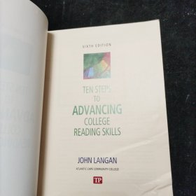 THE STEPS TO ADVANCING COLLEGE READING SKILLS