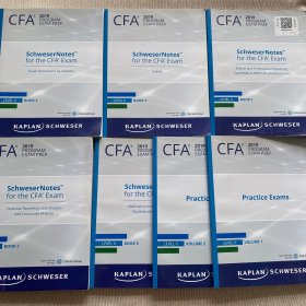 CFA 2019PROGRAM EXAM PREP-LEVEL II（BOOK1-5、VOLUME1-2）共7册合售