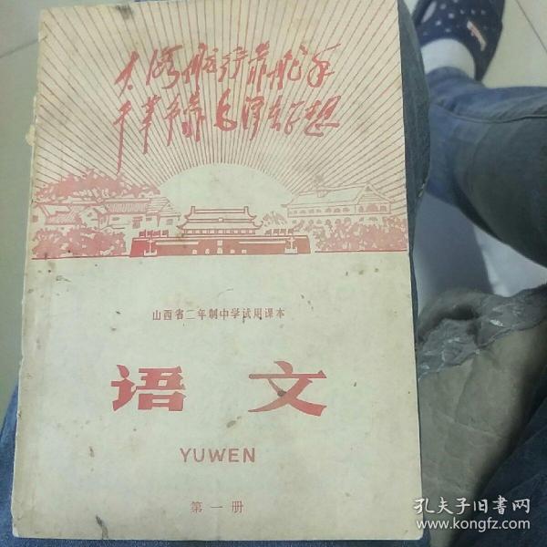 山西省二年制中学课本（语文）(4号箱)