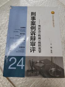 刑法分则实务丛书·刑事案例诉辩审评（24）：黑社会（性质）组织犯罪