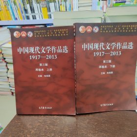 中国现代文学作品选1917—2013（第三版）（两卷本 上下册）