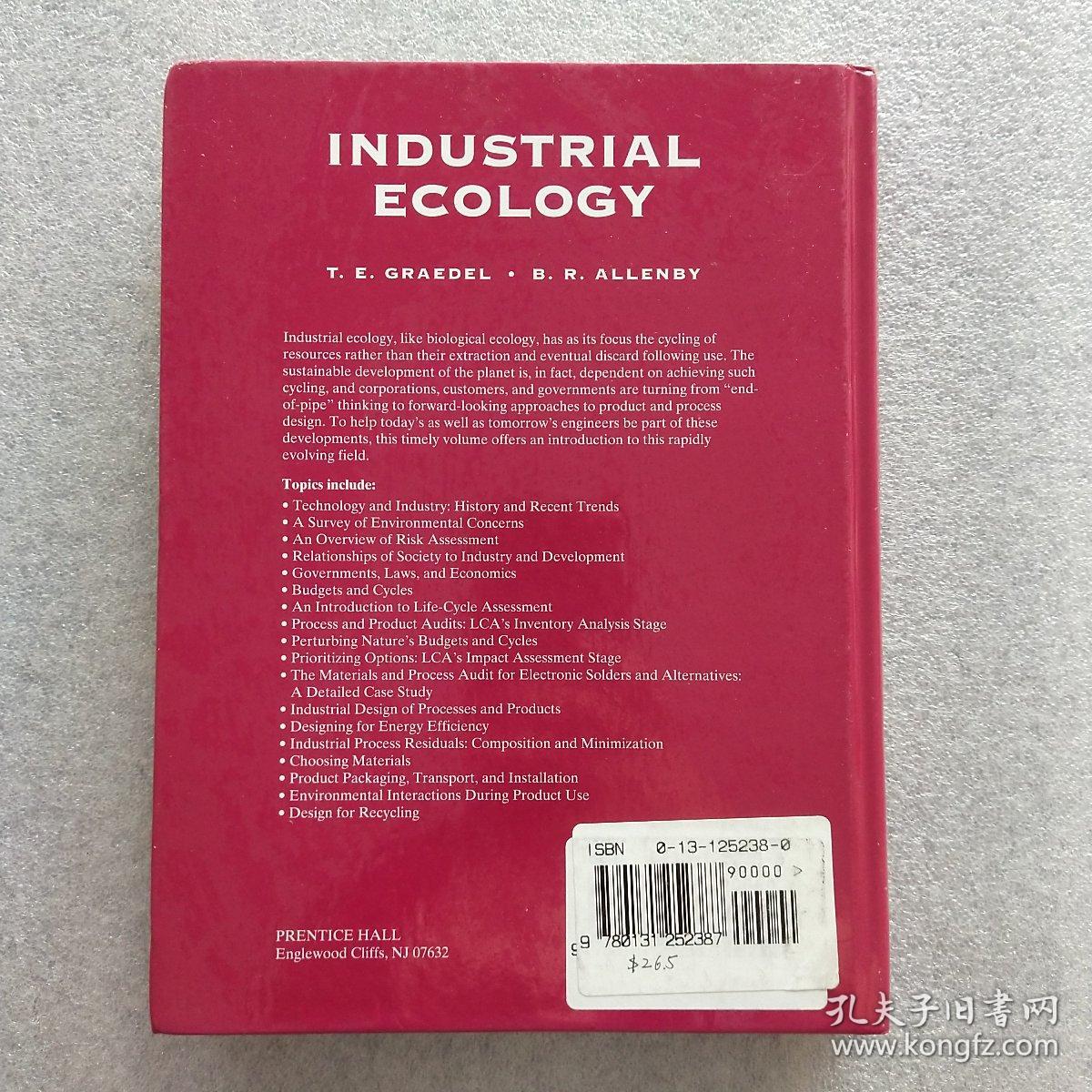 Industrial Ecology【硬精装16开插图本】