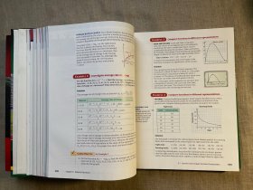 Holt McDougal Larson Algebra 1 & 2 代数教材两本合售 【英文版，精装大16开】馆藏书，裸书4.6公斤重