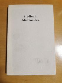 英文原版：STUDIES IN MAIMONIDES