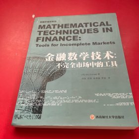 金融数学技术：不完全市场中的工具