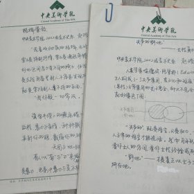 J8-18：画家、故宫博物院博士后、北京画院理论研究员 赵琰哲 手稿3份26页“评女性身份的视觉隐喻”“女性身份与女性艺术”等内容