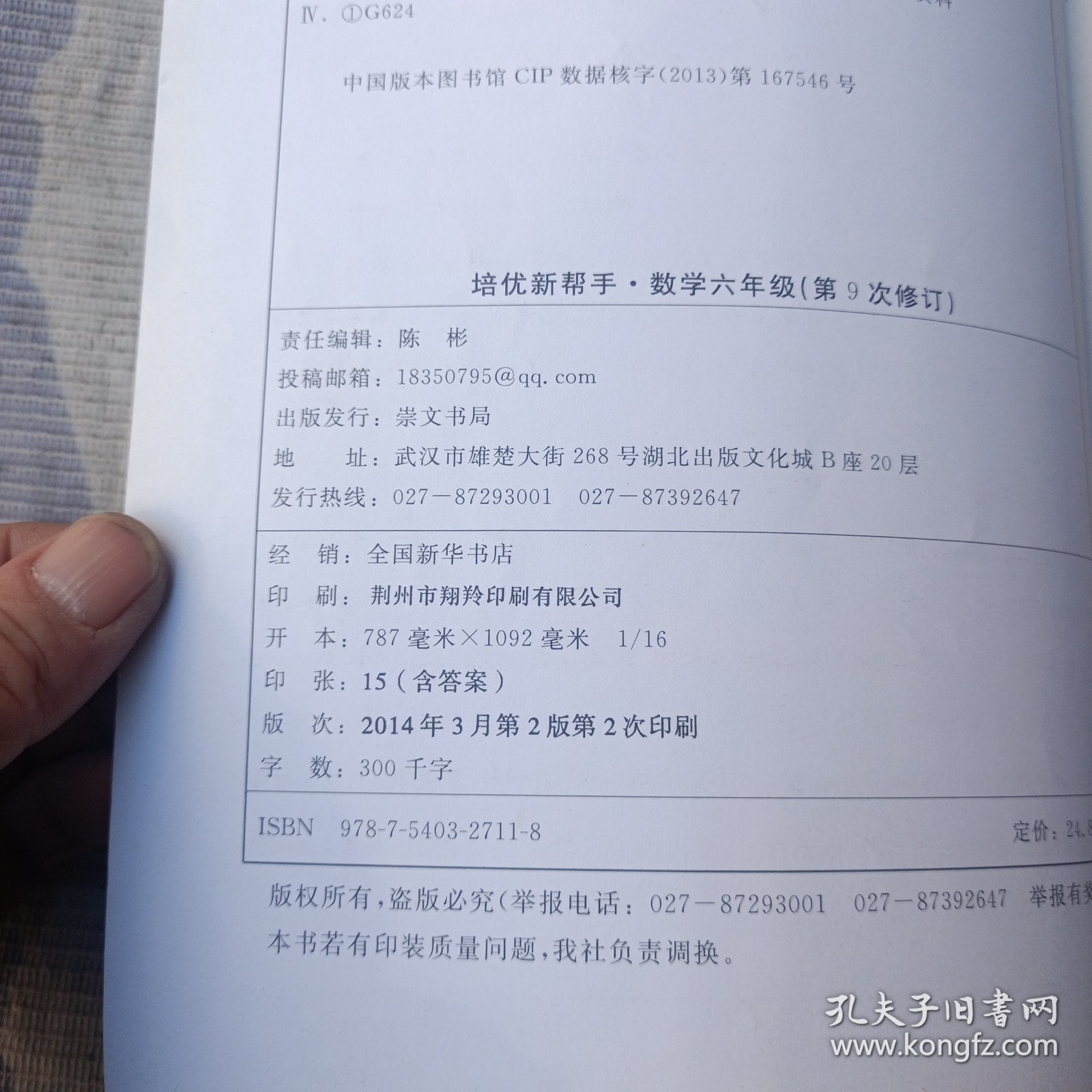 培优新帮手：小学数学6年级