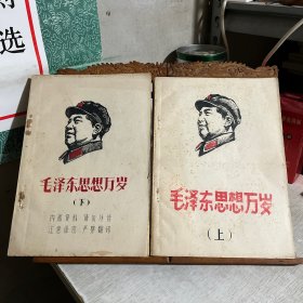 毛泽东思想万岁，上下册，手刻油印本