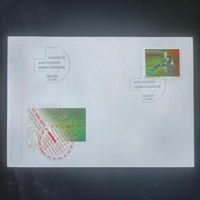 rf06外国信封FDC瑞士邮票2003年世界定向运动锦标赛 首日封 1全
