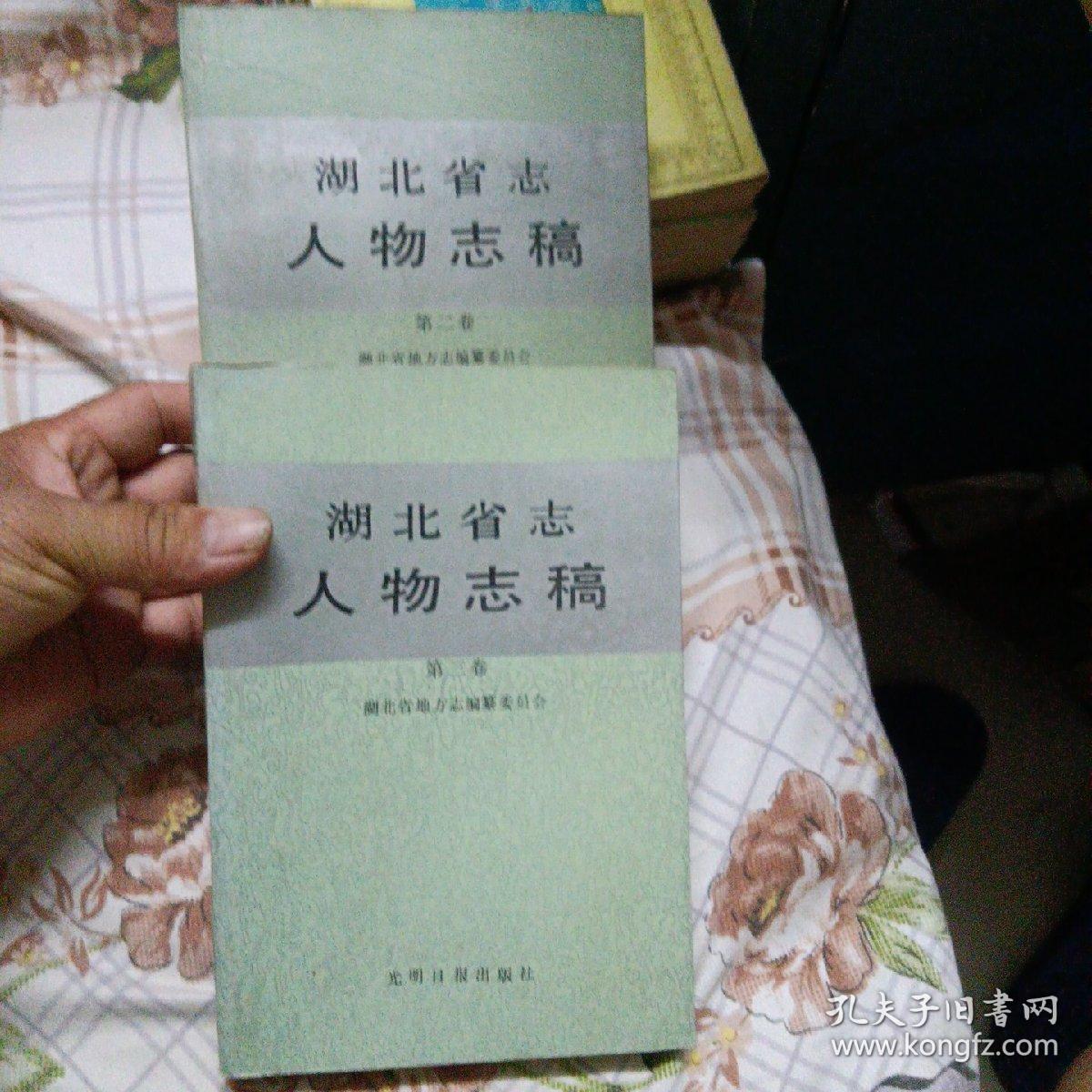 湖北省志人物志稿（三卷，二卷合售）
