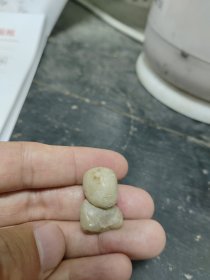 清代寿山石童子残件