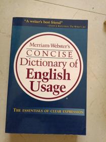 Merriam-Webster's Concise Dictionary of English Usage-韦氏简明英语用法词典