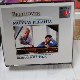 BEETHOVEN
THE FIVE PIANO CONCERTOS
MURRAY PERAHIA
精装正版CD 3碟装  索尼出品